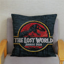 Pillow Cover Super Jurassic Park Dinosaur Print Throw Soft Plush Cushion Cover 45*45 Pillowcase Sofa Home Decor Cushion Covers