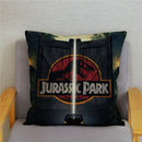 Pillow Cover Super Jurassic Park Dinosaur Print Throw Soft Plush Cushion Cover 45*45 Pillowcase Sofa Home Decor Cushion Covers