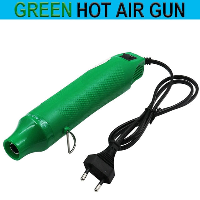 220V DIY Using Heat Gun Electric Power tool hot air 300W temperature Gun with supporting seat Shrink Plastic DIY tool color