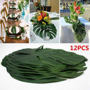 Artificial Tropical Palm Leaves Hawaiian Luau Party Summer Jungle Theme Party Decoration Wedding Birthday Home Table Decor