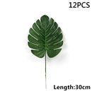 Artificial Tropical Palm Leaves Hawaiian Luau Party Summer Jungle Theme Party Decoration Wedding Birthday Home Table Decor