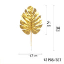 Artificial Tropical Palm Leaves Hawaiian Luau Party Summer Jungle Theme Party Decoration Wedding Birthday Home Table Decor