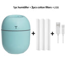 200ML Mini Ultrasonic Air Humidifier Romantic Light USB Essential Oil Diffuser Car Purifier Aroma Anion Mist Maker With LED Lamp