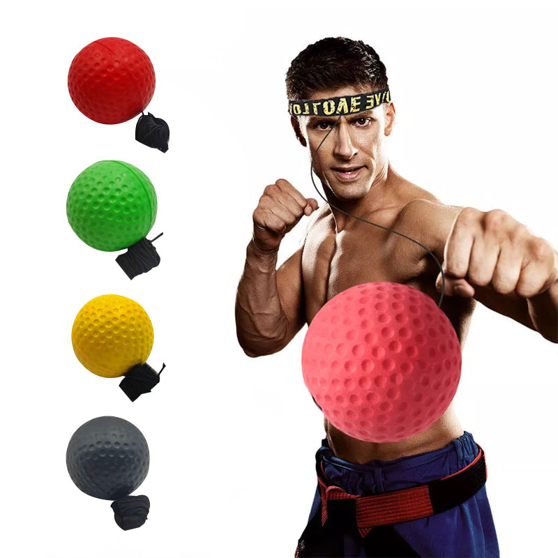 Boxen Speed ​​Ball Head-Mounted PU Punch Ball MMA Sanda Training Hand Eye Reaction Home Sandbag Fitness Boxing Equipment boxeo
