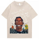 Travis Scott AstroWorld Tour Oversized T shirt men women1:1letter print T Shirts hip hop streetwear kanye west ASTROWORLD Tshirt