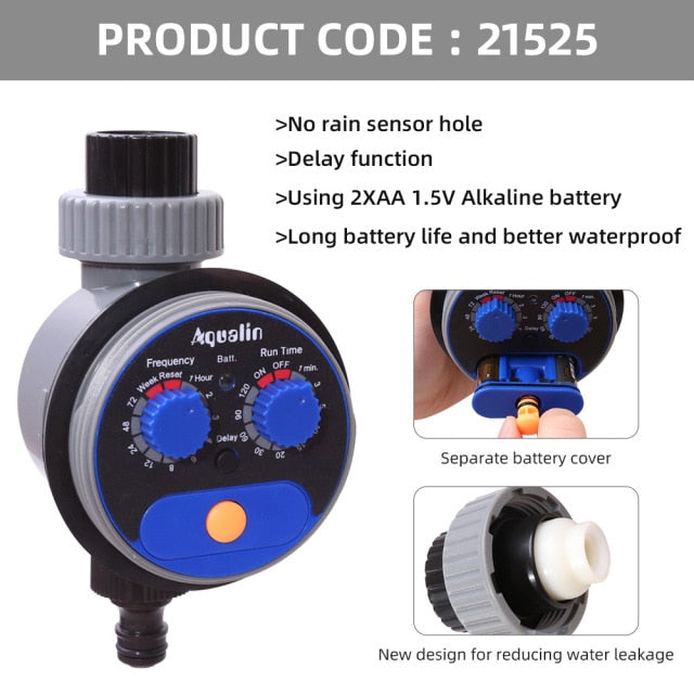 Garden  Water Timer Ball Valve Automatic Electronic Watering Timer Home Garden Irrigation Timer Controller  System