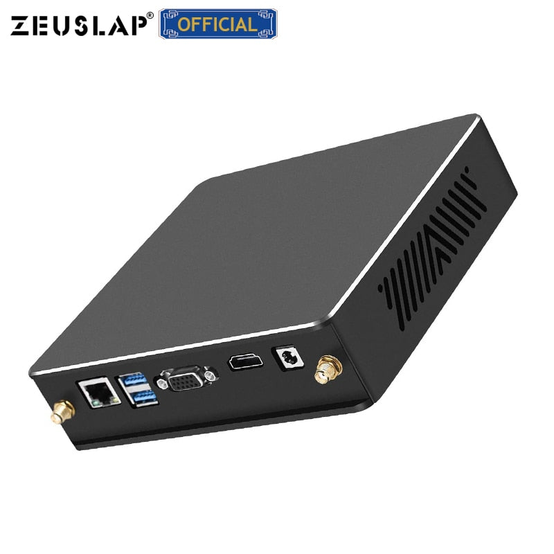 ZEUSLAP Mini PC intel core i3 i5 i7 CPU 8GB RAM 512GB SSD 2.4G 5G Dual Bank Wifi Bluetooth 4.0 Tarjeta Gigabit Ethernet PC de escritorio