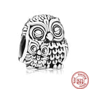 100% 925 Sterling Silver Feather Family Tree Snowflakes Boy Dangle Beads Fit Original Pandora Charms Bracelets DIY Women Jewelry