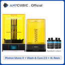 ANYCUBIC Photon Mono X 3D Printer 8.9 inch 4K Monochrome LCD UV Resin Printers 3D Printing High Speed APP Control SLA 3D Printer