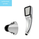 ZhangJi Hot Sale 300 Holes Shower Head Water Saving Flow With Chrome ABS Rain High Pressure spray Nozzle bathroom accessories