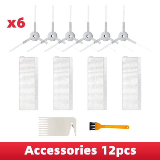 Hauptbürste Hepa Filter Lappen Tuch Zubehör für Xiaomi Mi Roboter Staubsauger Essential Mijia G1 Reiniger Ersatzteile Skv4136gl