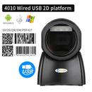 1D&2D  Supermarket Handhel  Barcode Bar  Code Scanner  Reader QR   PDF417 Bluetooth 2.4G Wireless &Wired USB Platform