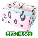 Teramila 5 PCS/Pack Cotton Fabirc Flower Printed Cloth For Dress Sewing Patchwork Fabrics DIY Handicraft Quilting Needlework