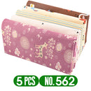 Teramila 5 PCS/Pack Cotton Fabirc Flower Printed Cloth For Dress Sewing Patchwork Fabrics DIY Handicraft Quilting Needlework