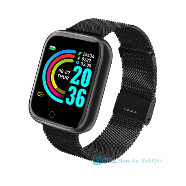 2021, pulsera deportiva para mujer, reloj inteligente para mujer, reloj inteligente para hombre, banda inteligente, Android IOS, rastreador de Fitness resistente al agua, reloj inteligente para hombre