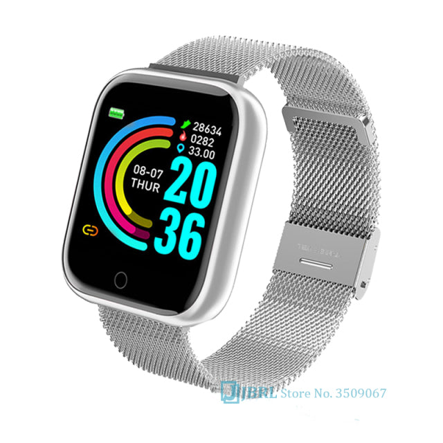 2021, pulsera deportiva para mujer, reloj inteligente para mujer, reloj inteligente para hombre, banda inteligente, Android IOS, rastreador de Fitness resistente al agua, reloj inteligente para hombre