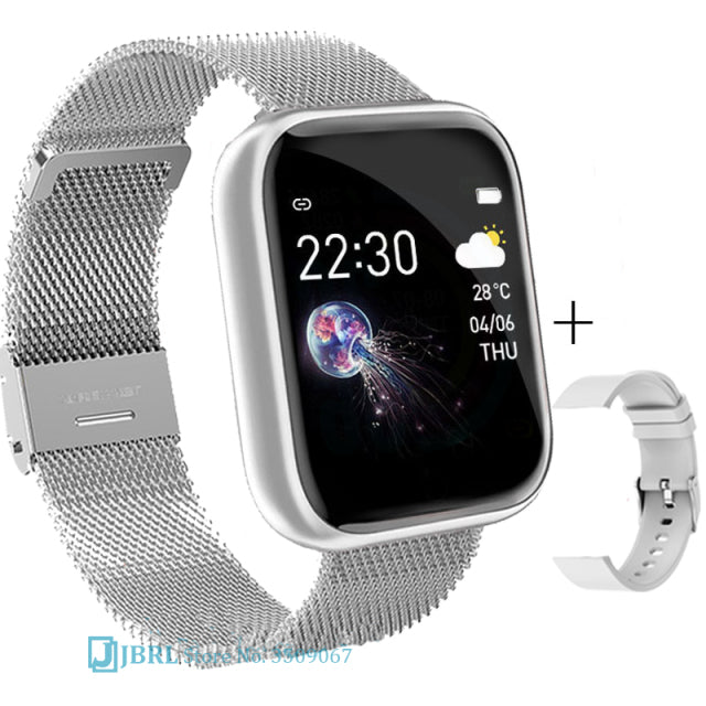 2021, pulsera deportiva para mujer, reloj inteligente para mujer, reloj inteligente para hombre, banda inteligente, Android IOS, rastreador de Fitness resistente al agua, reloj inteligente para hombre