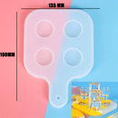 Moon Shape Wine Glass Tray Mold Candlestick Silicone Molds DIY Crystal Epoxy Resin Mould Ceramic Clay Casting Mold Home Decor