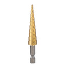 HSS Steel Titanium Step Drill Bit Hand Tool Sets 3-12 4-12 4-20 4-32mm Step Cone Cutt Woodworking Wood Metal Drill Bit Set