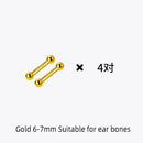 La Monada Sterling Silver Stud Earrings Women Two Ball Fine 925 Silver Jewelry Woman Earrings Stud Silver 999 Keep Piercing Nut