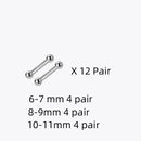 La Monada Sterling Silver Stud Earrings Women Two Ball Fine 925 Silver Jewelry Woman Earrings Stud Silver 999 Keep Piercing Nut