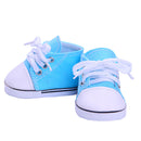 14 Styles 7 cm Canvas Doll Shoes Clothes Accessories For 43 cm Born Baby Clothes 18 Inch American Doll Girl Toy Our Generation