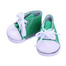 14 Styles 7 cm Canvas Doll Shoes Clothes Accessories For 43 cm Born Baby Clothes 18 Inch American Doll Girl Toy Our Generation
