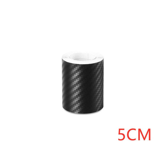 5/3M 3D fibra de carbono coche pegatina DIY pasta Protector tira Auto Umbral de puerta espejo lateral cinta antiarañazos película protectora impermeable
