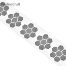 Chzimade 3X100CM pegatinas reflectantes para ropa lámina de estampado en caliente película de vinilo de transferencia de calor cinta reflectante DIY hierro en tela