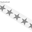 Chzimade 3X100CM pegatinas reflectantes para ropa lámina de estampado en caliente película de vinilo de transferencia de calor cinta reflectante DIY hierro en tela