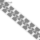 Chzimade 3X100CM pegatinas reflectantes para ropa lámina de estampado en caliente película de vinilo de transferencia de calor cinta reflectante DIY hierro en tela