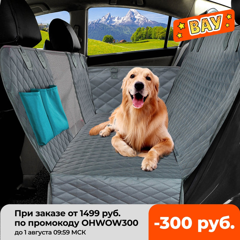 Prodigen Dog Car Seat Cover Impermeable Pet Travel Dog Carrier Car Trunk Protector Colchón Car Hamaca Carrier para perros