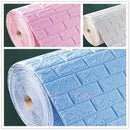 Self Adhesive Foam Wallpaper 3D Brick Wall Panel Living Room Brick Stickers Bedroom Kids Room Brick Papers Home Decoration