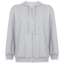 IAMSURE Butterfly Pattern Zipper Up Casual Loose 90s Hoodies Autumn y2k Fashion Long Sleeve Grey Oversize Sweatshirts For Women