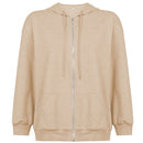 IAMSURE Butterfly Pattern Zipper Up Casual Loose 90s Hoodies Autumn y2k Fashion Long Sleeve Grey Oversize Sweatshirts For Women