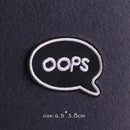 Hippie/Punk Patch Stickerei Patches auf Kleidung Eisen auf Patches für Kleidung Thermoadhäsive Patches für Kleidung Tieraufkleber