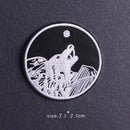 Hippie/Punk Patch Stickerei Patches auf Kleidung Eisen auf Patches für Kleidung Thermoadhäsive Patches für Kleidung Tieraufkleber