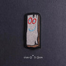 Hippie/Punk Patch Stickerei Patches auf Kleidung Eisen auf Patches für Kleidung Thermoadhäsive Patches für Kleidung Tieraufkleber