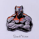 Hippie/Punk Patch Stickerei Patches auf Kleidung Eisen auf Patches für Kleidung Thermoadhäsive Patches für Kleidung Tieraufkleber