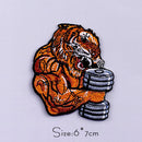 Hippie/Punk Patch Stickerei Patches auf Kleidung Eisen auf Patches für Kleidung Thermoadhäsive Patches für Kleidung Tieraufkleber