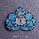 Hippie/Punk Patch Stickerei Patches auf Kleidung Eisen auf Patches für Kleidung Thermoadhäsive Patches für Kleidung Tieraufkleber