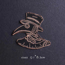 Hippie/Punk Patch Stickerei Patches auf Kleidung Eisen auf Patches für Kleidung Thermoadhäsive Patches für Kleidung Tieraufkleber