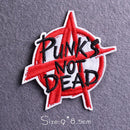 Hippie/Punk Patch Stickerei Patches auf Kleidung Eisen auf Patches für Kleidung Thermoadhäsive Patches für Kleidung Tieraufkleber