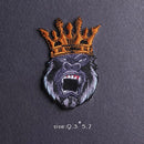 Hippie/Punk Patch Stickerei Patches auf Kleidung Eisen auf Patches für Kleidung Thermoadhäsive Patches für Kleidung Tieraufkleber