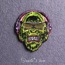 Hippie/Punk Patch Stickerei Patches auf Kleidung Eisen auf Patches für Kleidung Thermoadhäsive Patches für Kleidung Tieraufkleber