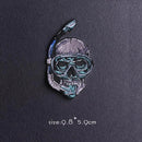 Hippie/Punk Patch Stickerei Patches auf Kleidung Eisen auf Patches für Kleidung Thermoadhäsive Patches für Kleidung Tieraufkleber