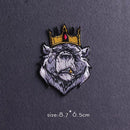 Hippie/Punk Patch Stickerei Patches auf Kleidung Eisen auf Patches für Kleidung Thermoadhäsive Patches für Kleidung Tieraufkleber