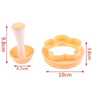 Pastry Dough Tamper Kit Kitchen Flower Round Cookie Cutter Set Cupcake Muffin Tart Shells Mold