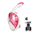 Máscara de buceo de cara completa COPOZZ, gafas antiniebla con montaje de cámara, máscara de natación de esnórquel de vista amplia subacuática para adultos y jóvenes