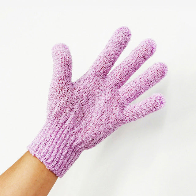Beste Qualität Bad zum Peeling Peeling-Handschuh Peeling-Handschuhe Widerstand Körpermassage Schwamm Waschen Haut Feuchtigkeitsspendender SPA-Schaum